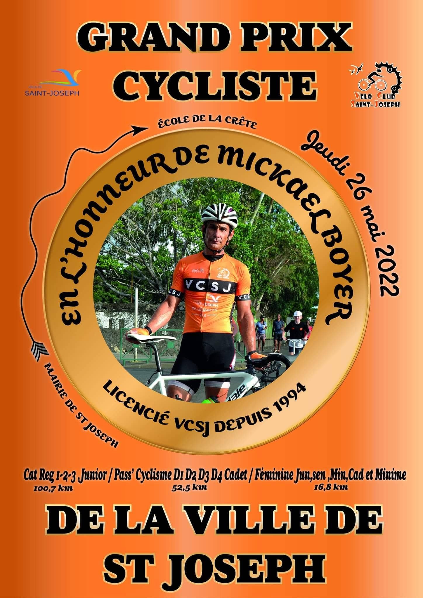 Affiche GP Ville Saint Joseph VCSJ