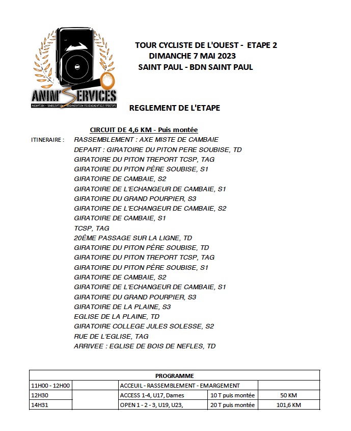 Programme Etape 2