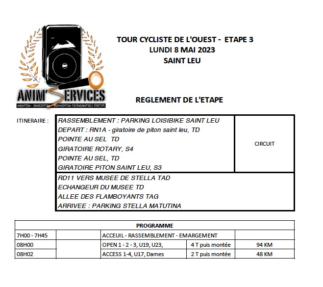 Programme Etape 3