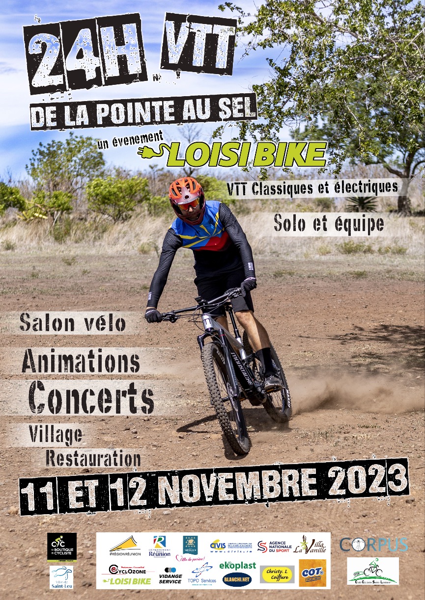 AFFICHE 24H VTT LOISIBIKE CCSL