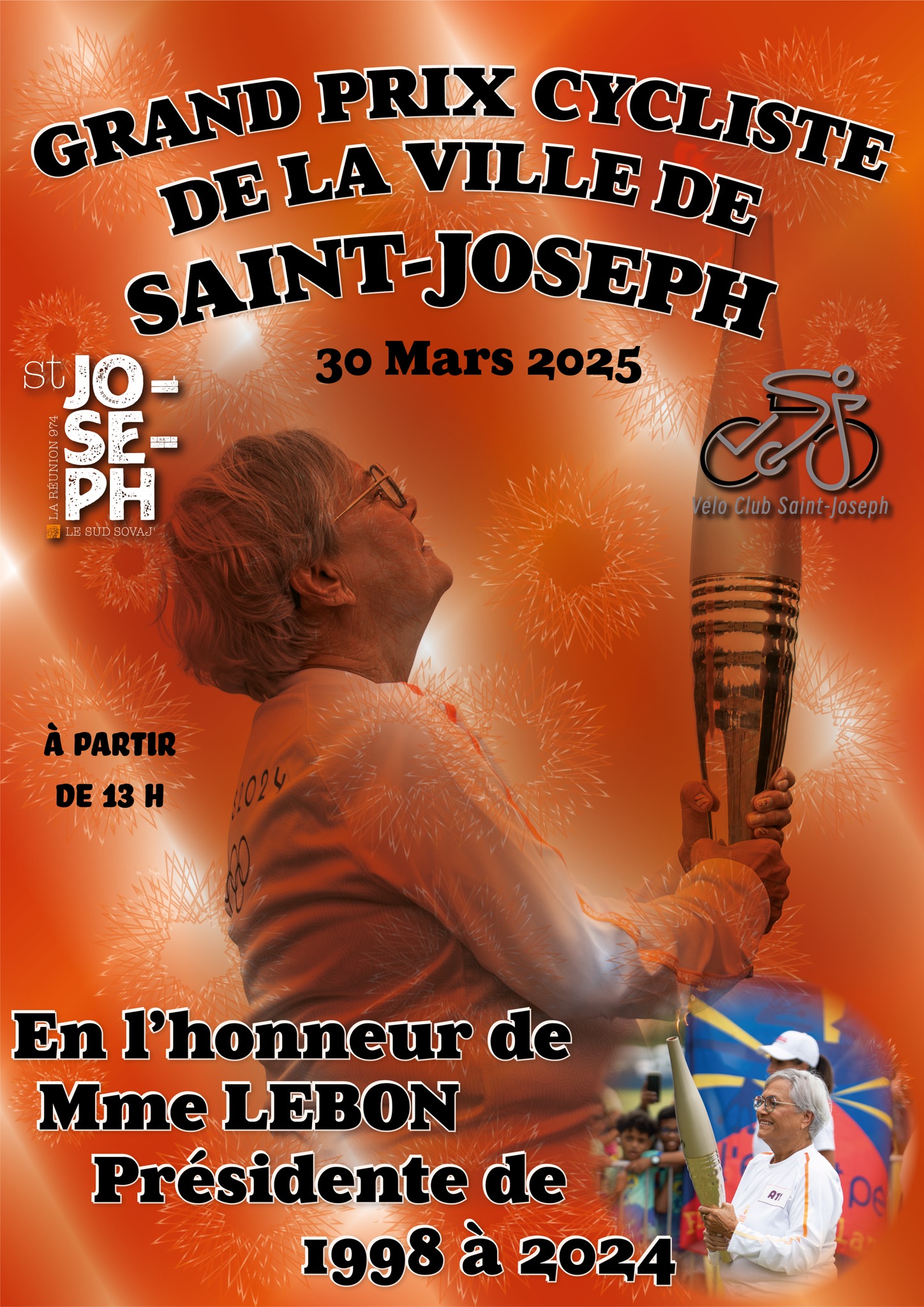 AFFICHE GP Cycliste Ville St joseph VCSJ