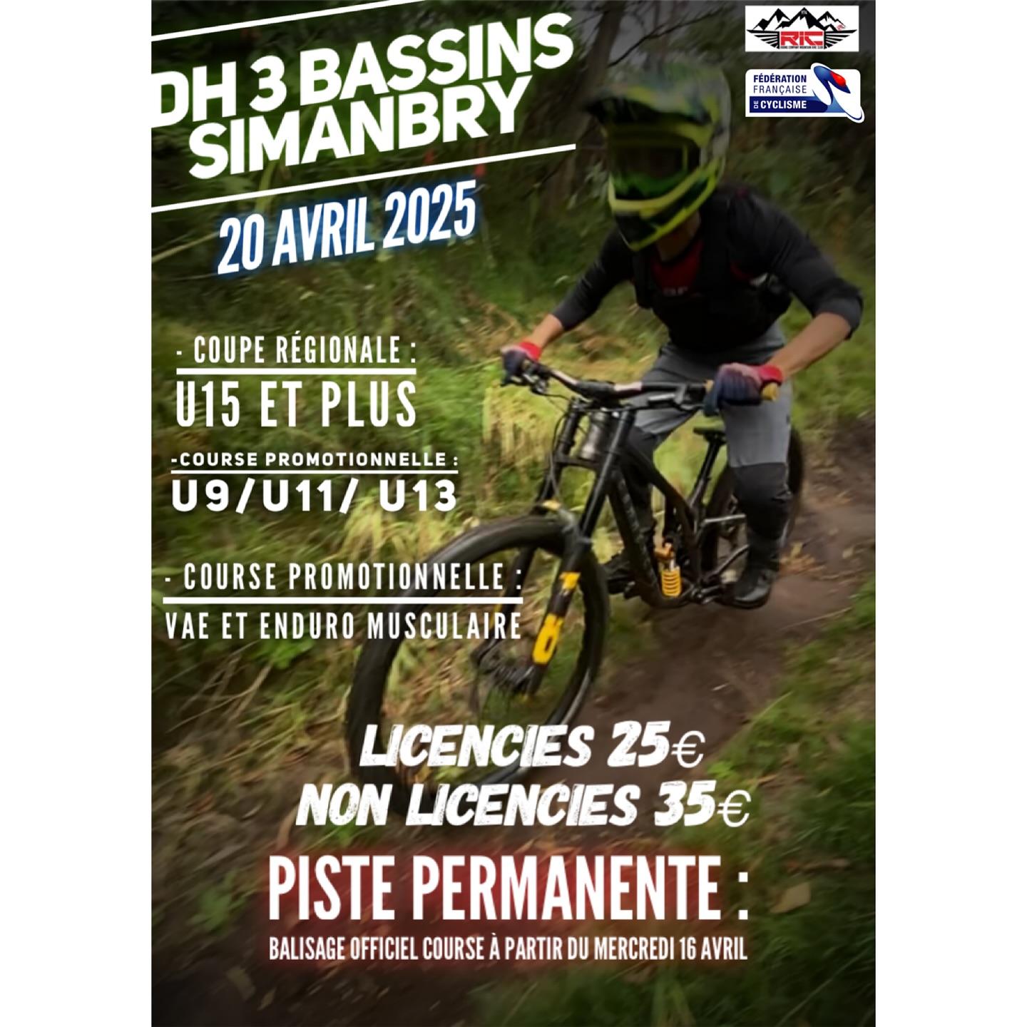 AFFICHE DH 3 Bassins Simanbry RIC