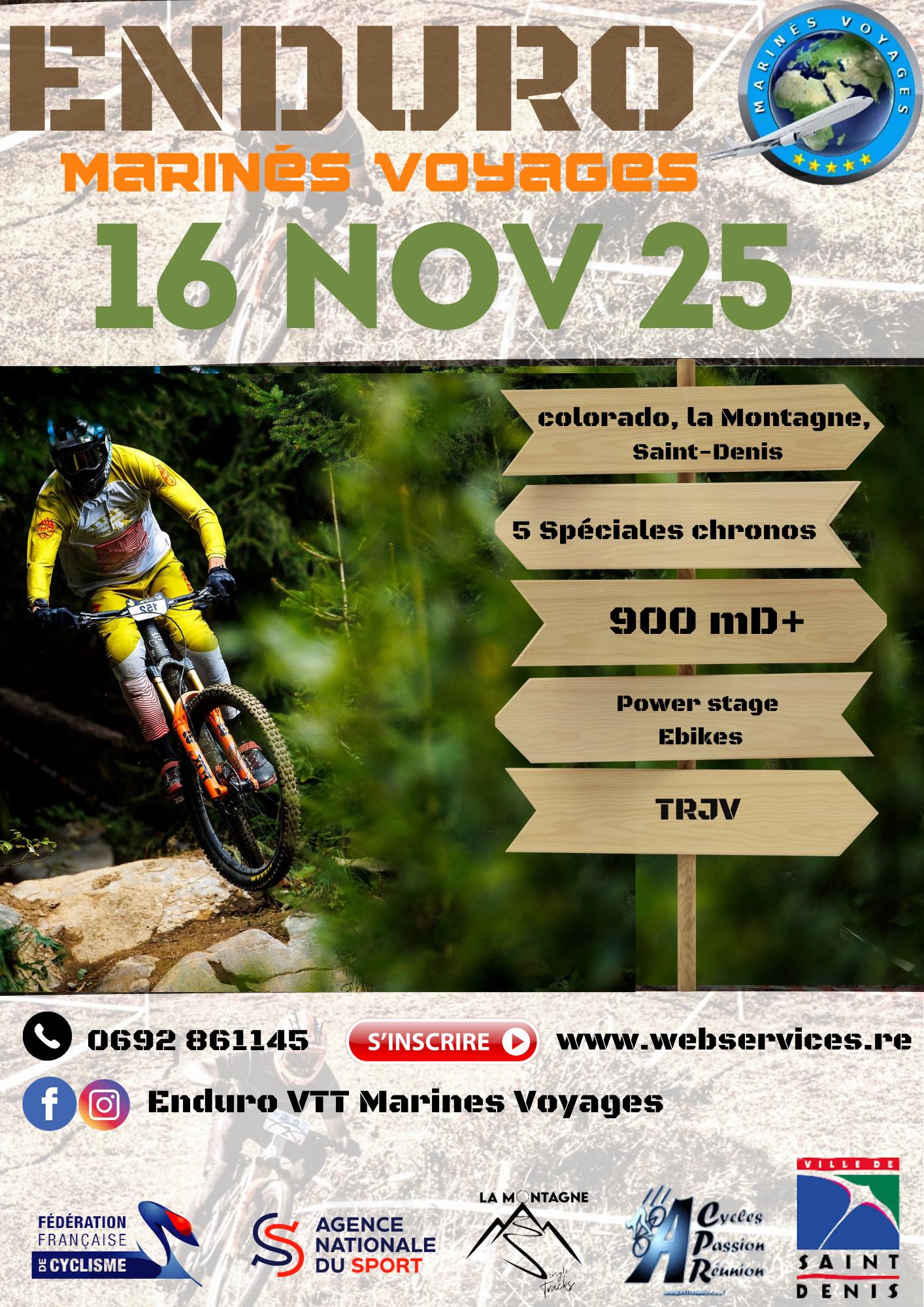 AFFICHE ENDURO MARINES VOYAGES ACPR