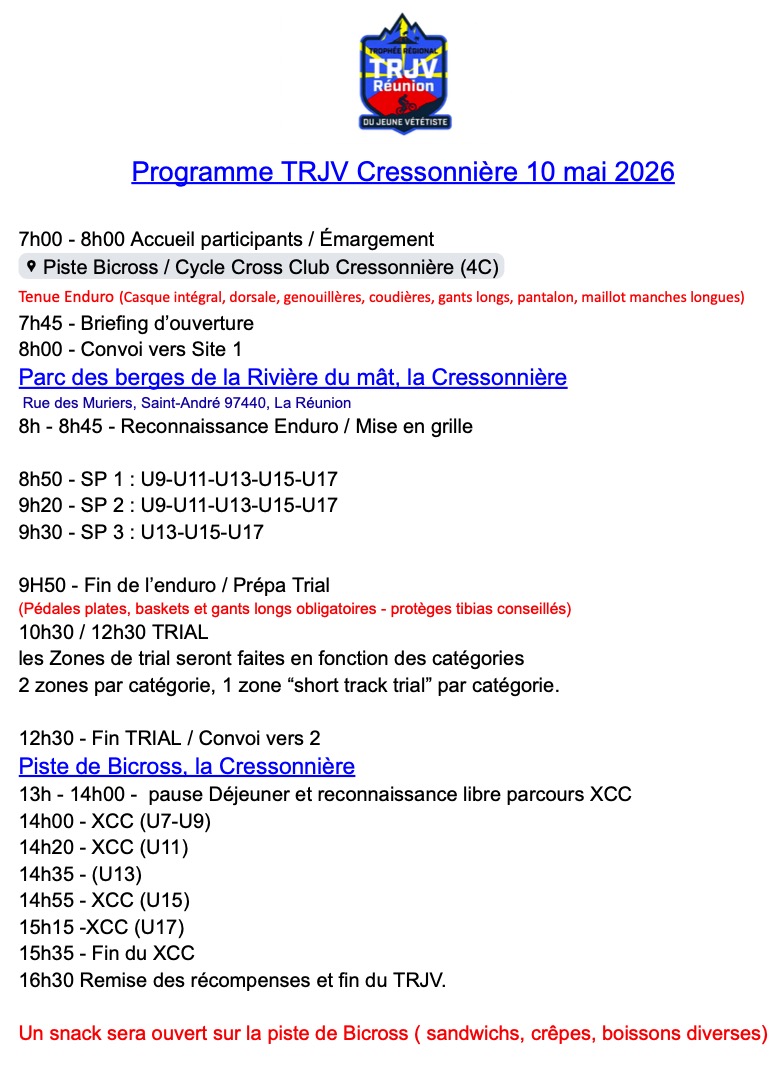 PROGRAMME TRJV des 4C